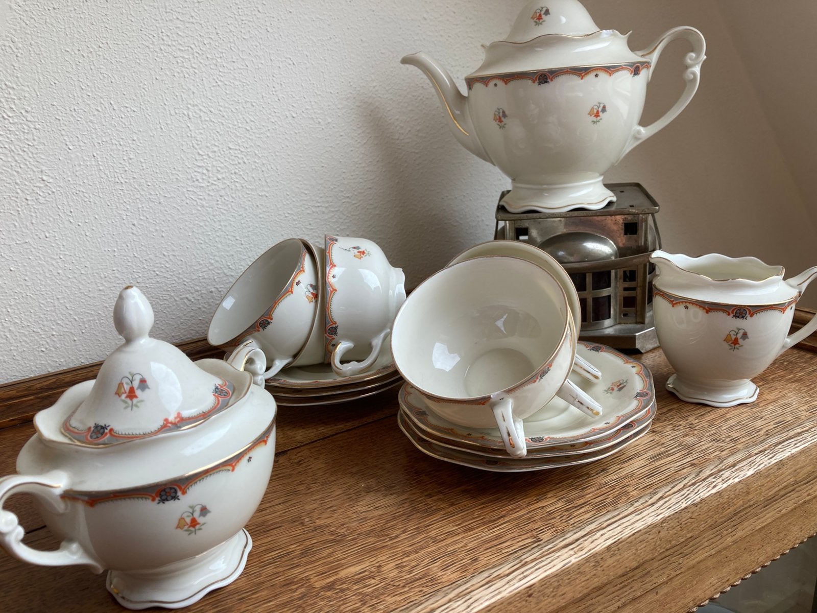 8 Delig theeservies van Pirken Hammer, Ophalen of Verzenden