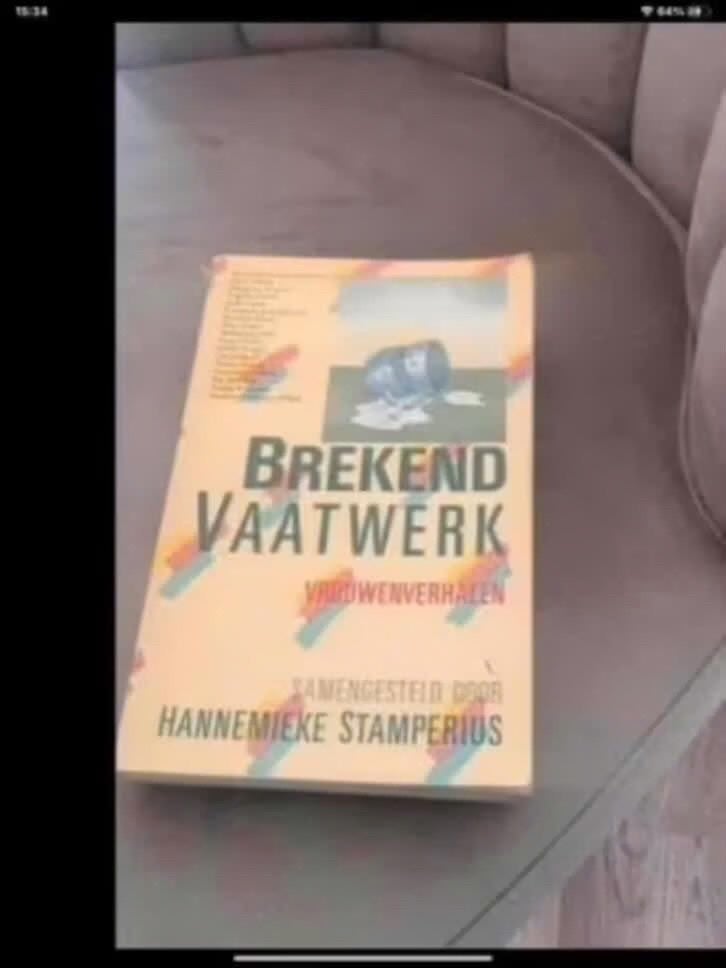 Brekend Vaatwerk - Vrouwenverhalen, Boeken, Gelezen, Ophalen of Verzenden, Nederland, Hannemieke Stamperius