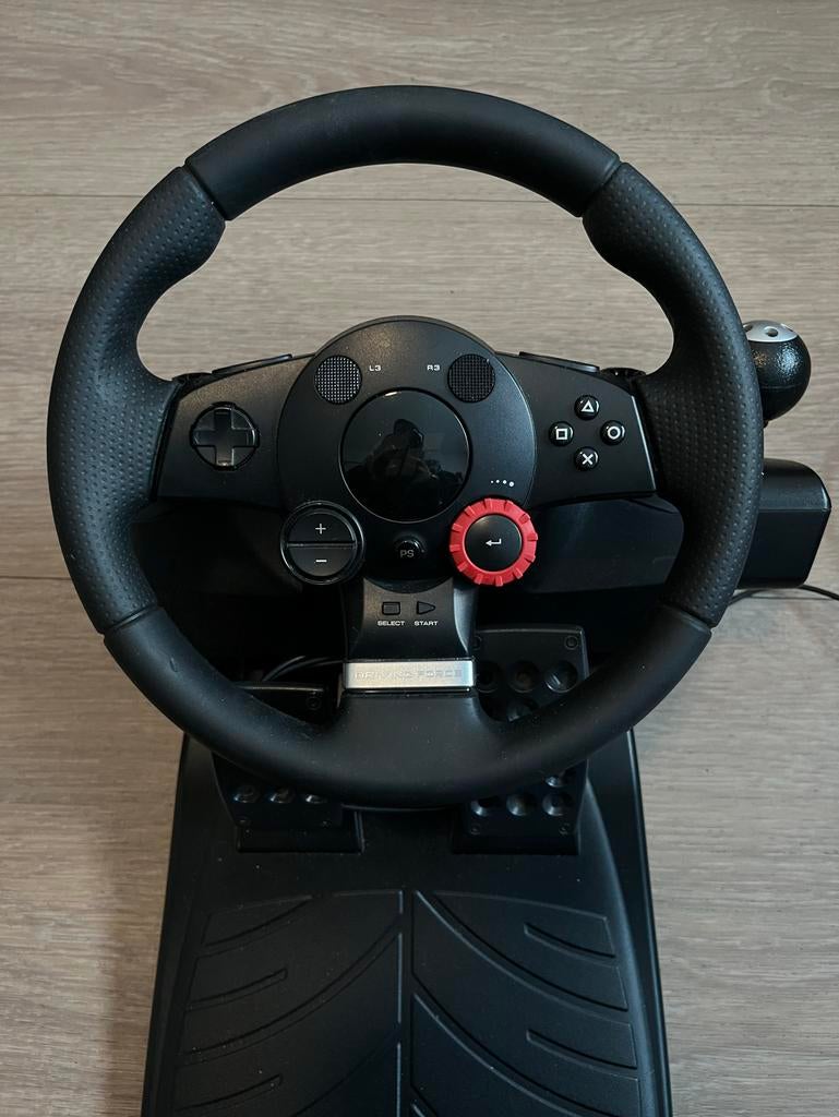Logitech Driving Force GT racestuur met pedalen, Spelcomputers en Games, Spelcomputers | Overige, Gebruikt, Ophalen
