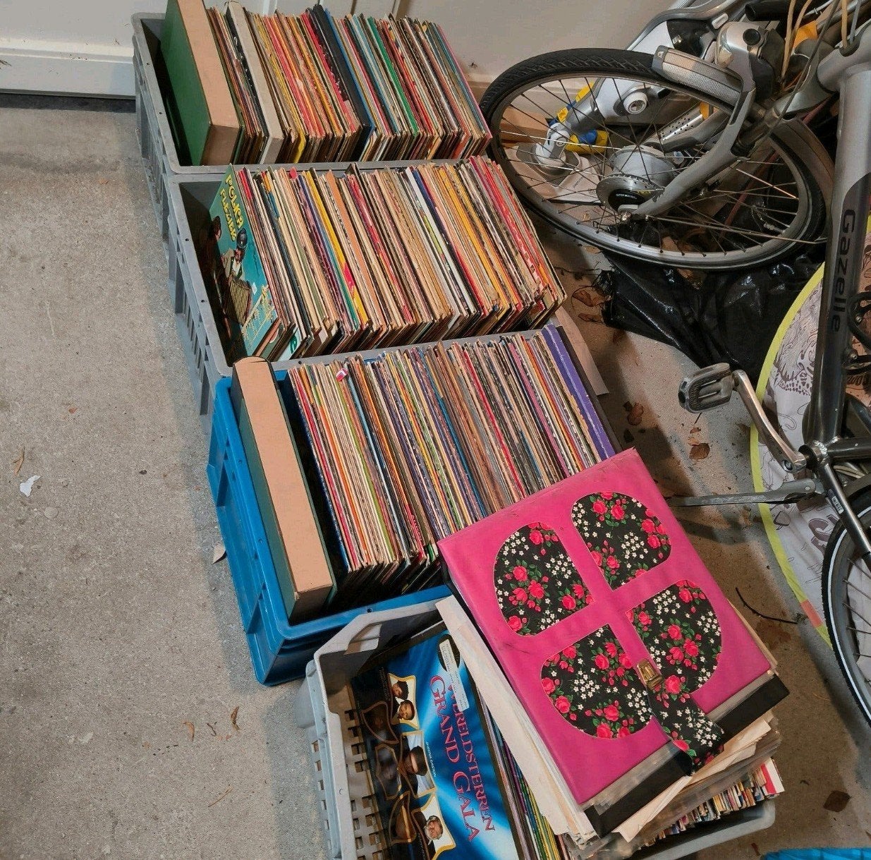 500 lp's vinyl Nederlandse en Duitse, Ophalen, LP, Gebruikt, Levenslied of Smartlap