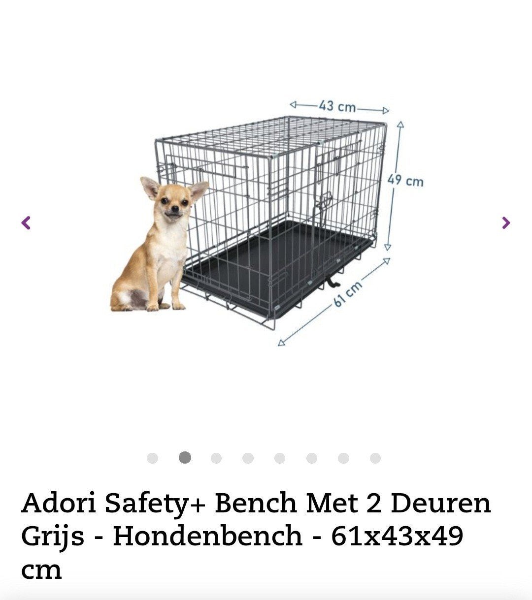 Adori puppy of kleine hond Bench. Maat S, Ophalen, Nieuw