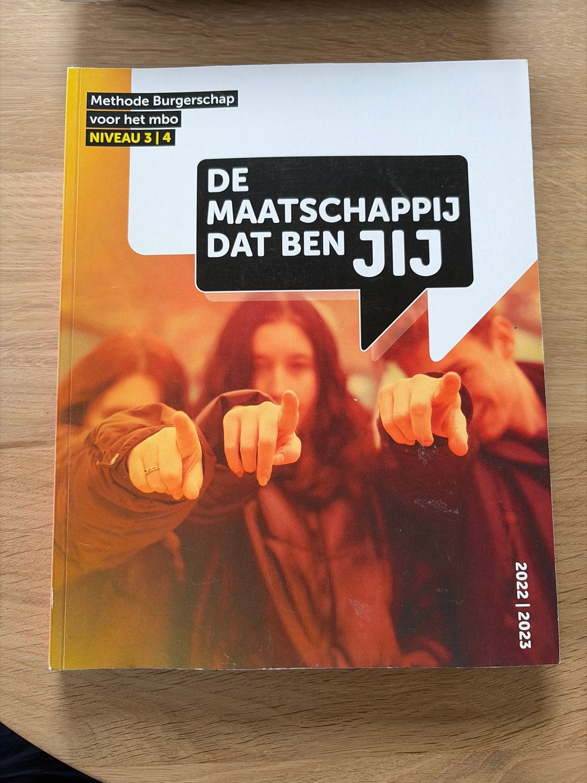 Methode Burgerschap MBO NIVEAU 3|4 - De Maatschappij Dat Ben, Ophalen of Verzenden, Gamma, Zo goed als nieuw, MBO