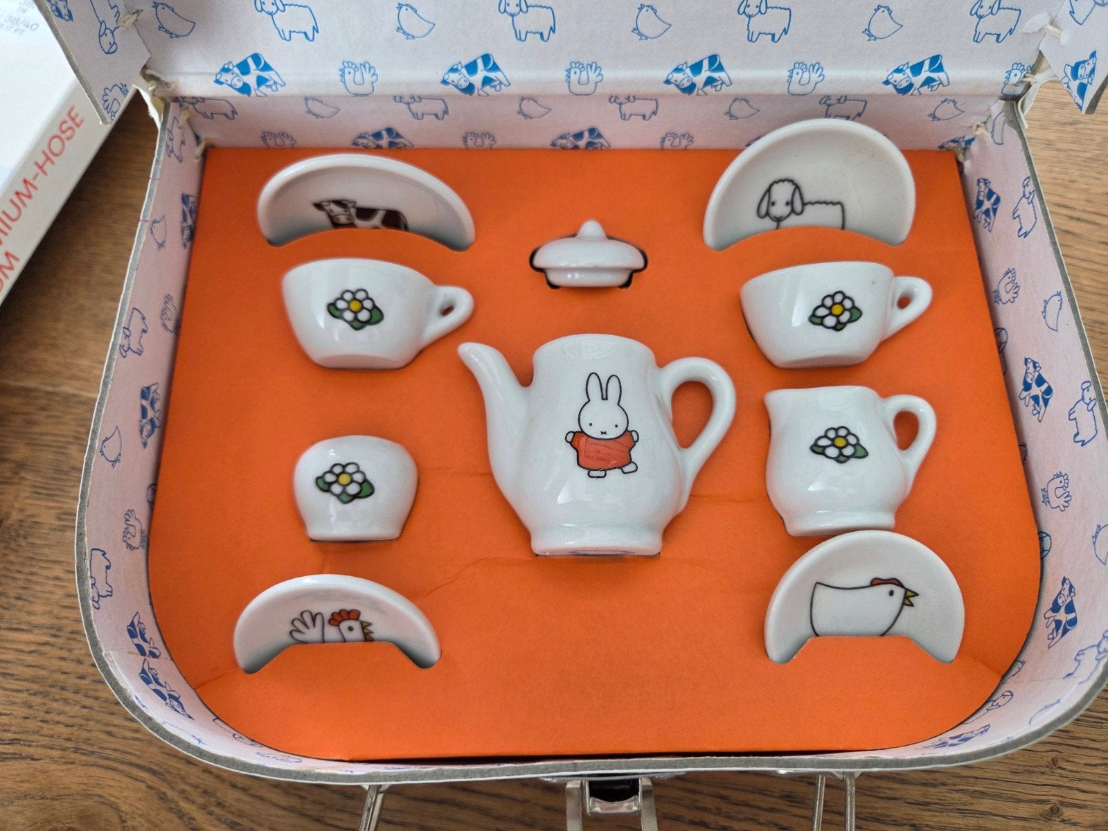 Miffy Nijntje mini serviesje in originele koffer, Ophalen, Zo goed als nieuw, Jongen of Meisje
