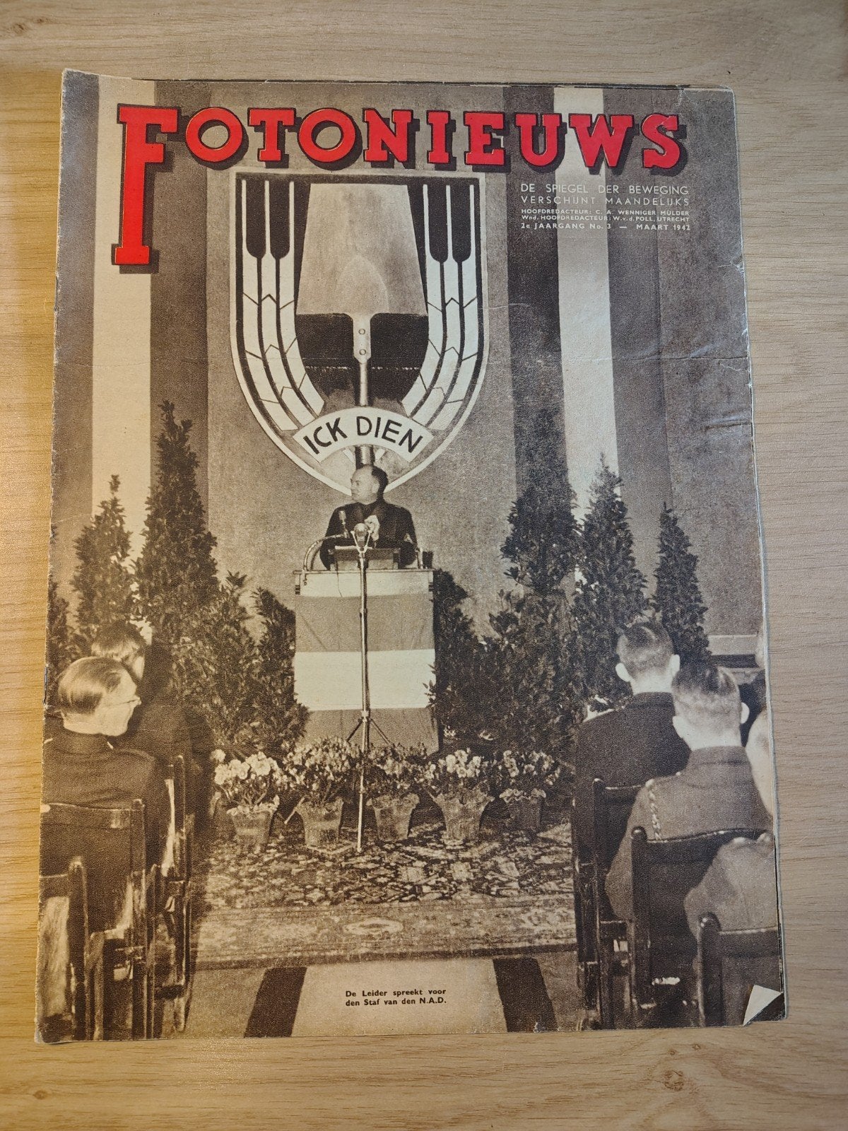 NSB Fotonieuws 1942 Nr. 3 N.A.D., Verzamelen, Ophalen of Verzenden, Nederland, Boek of Tijdschrift