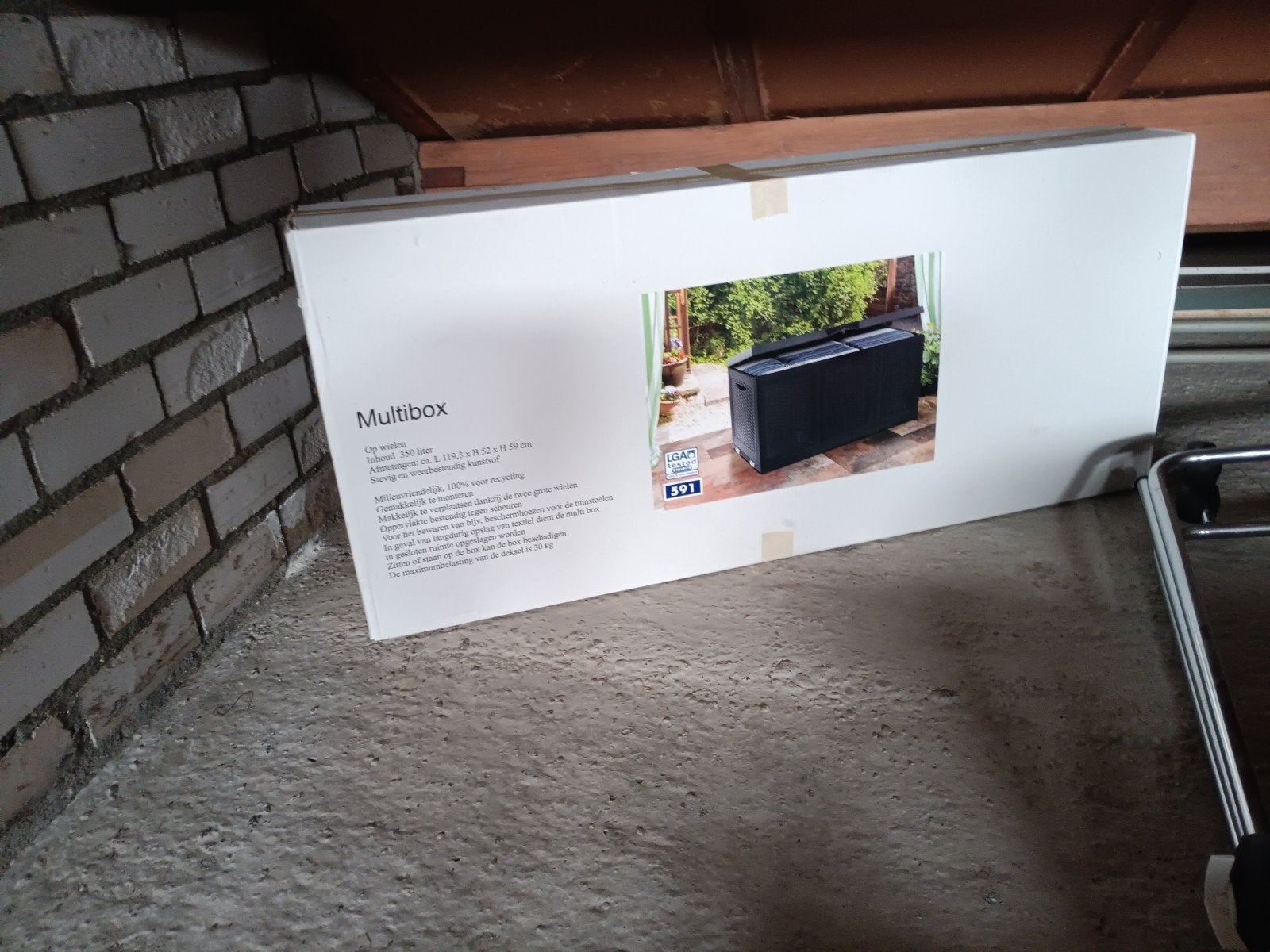 Multibox op wielen - Nieuw in doos, Ophalen, Nieuw, Kunststof, Containerberging