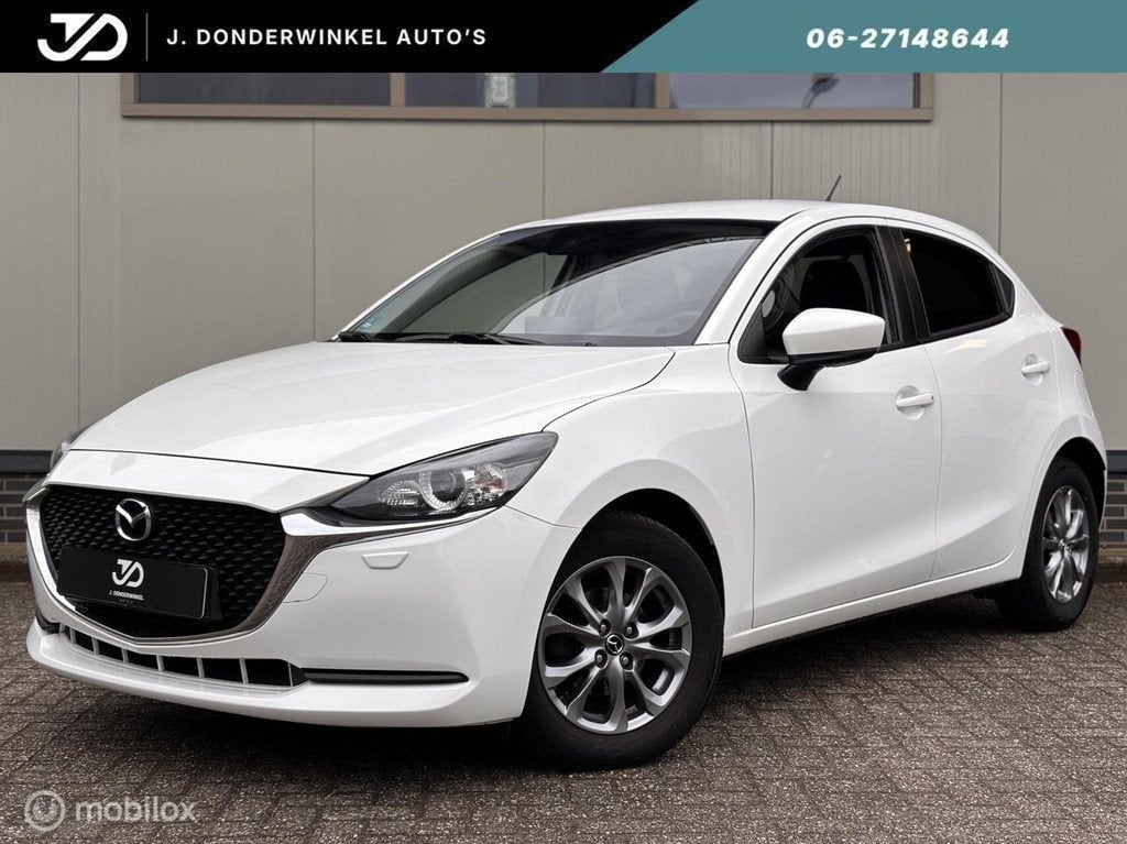 Mazda 2 1.5 Skyactiv-G AUTOMAAT Navi Stoelverw. RIJKLAAR, Stof, Gebruikt, Zwart, 4 cilinders