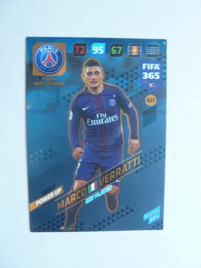Panini Fifa 365 card.   Marco.Verrati.  Key Player, Ophalen of Verzenden, Zo goed als nieuw, Buitenlandse clubs, Poster, Plaatje of Sticker