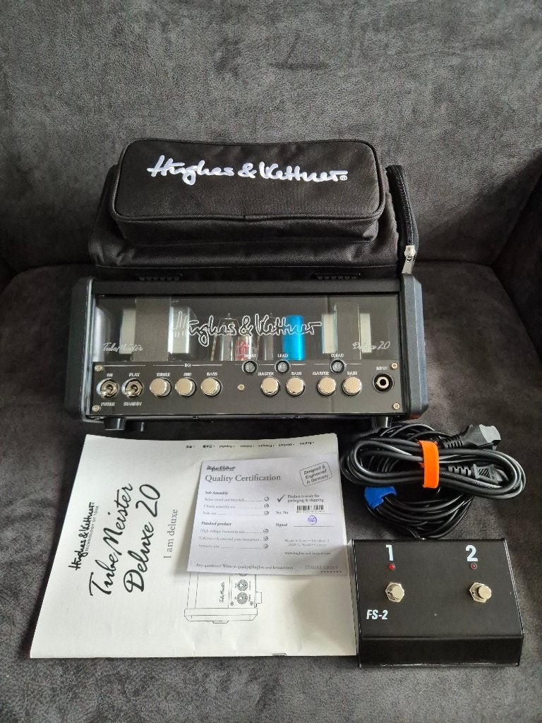 Hughes & Kettner TubeMeister Deluxe 20 gitaarversterker head, Ophalen, Zo goed als nieuw, Gitaar, Minder dan 50 watt