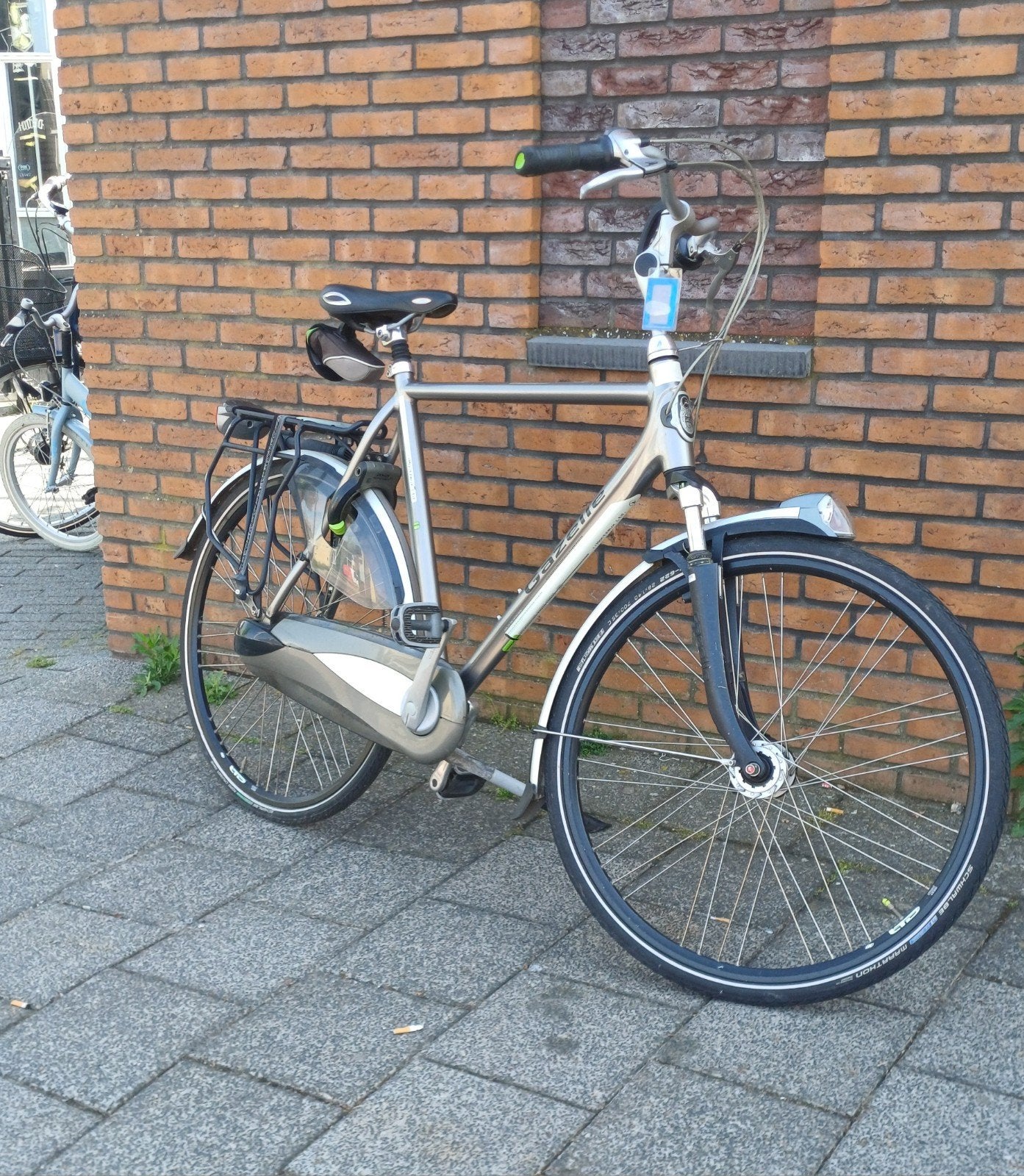 Gazelle Montreux Herenfiets 61 cm - 8 versnellingen, Ophalen, Gazelle, Gebruikt, Vering