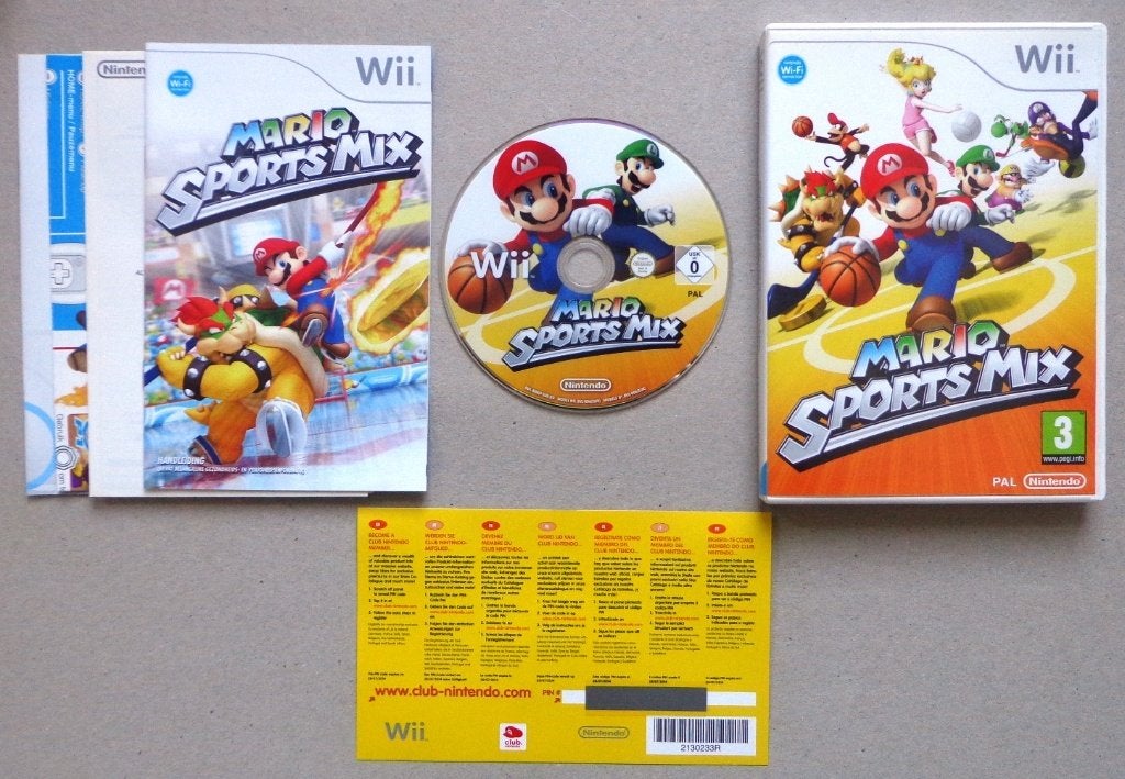 Mario Sports Mix + VIP voor de Nintendo Wii Compleet, Ophalen of Verzenden, Zo goed als nieuw, Sport, 3 spelers of meer