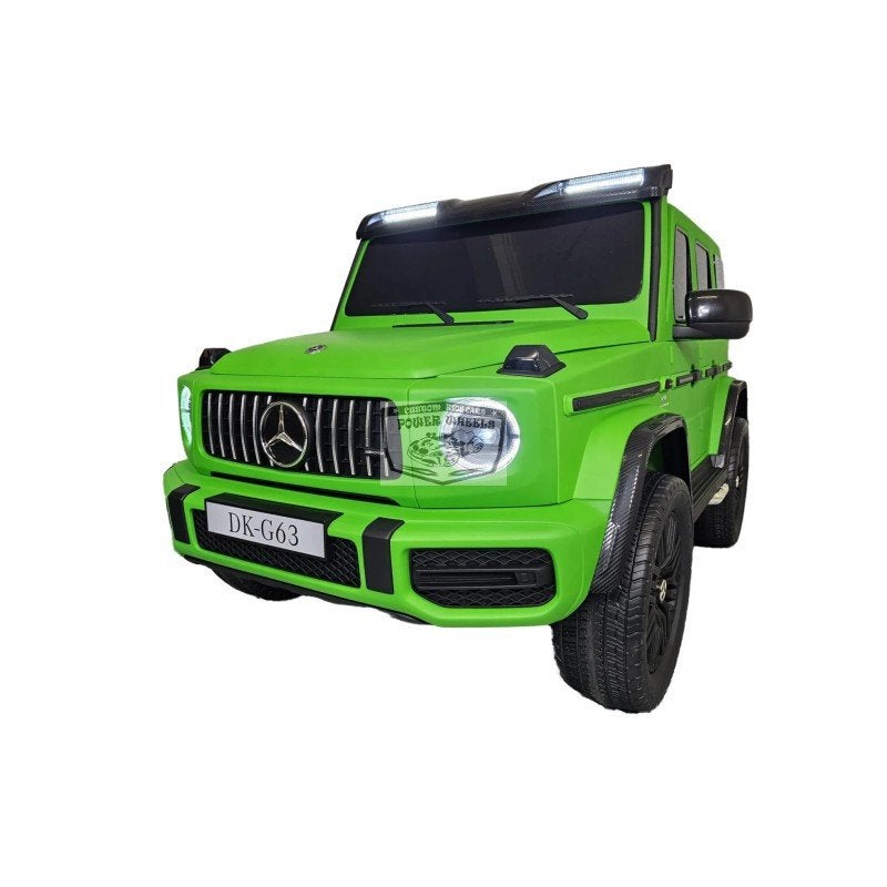 Elektrische kinderauto Mercedes AMG G63 XL 24 volt mat groen, Power wheels elektrische kinderauto amsterdam, Nieuw, Info@power-wheels.nl