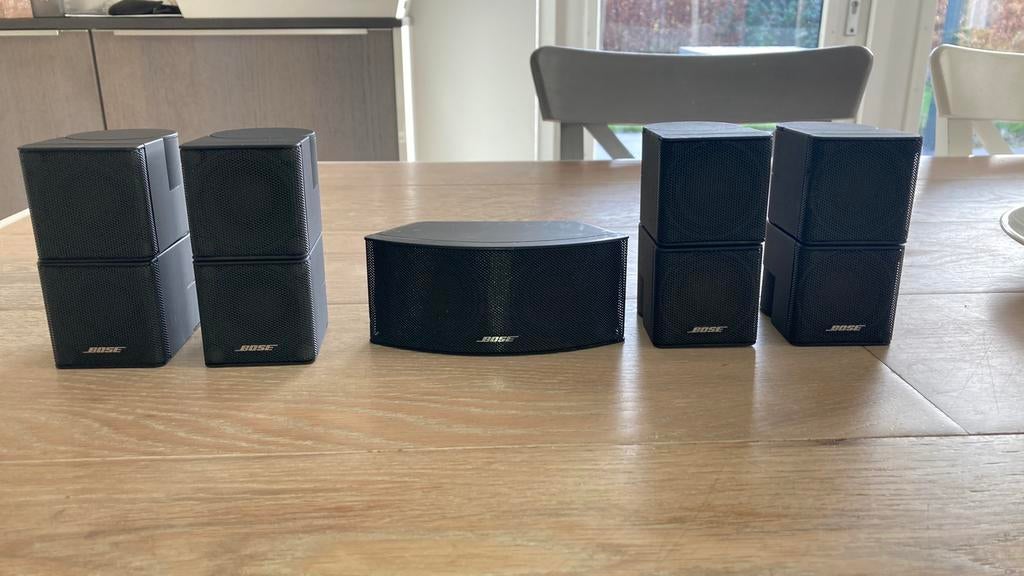 5 bose jewel cubes, Audio, Tv en Foto, Home Cinema-sets, Overige merken, -, -, 70 watt of meer