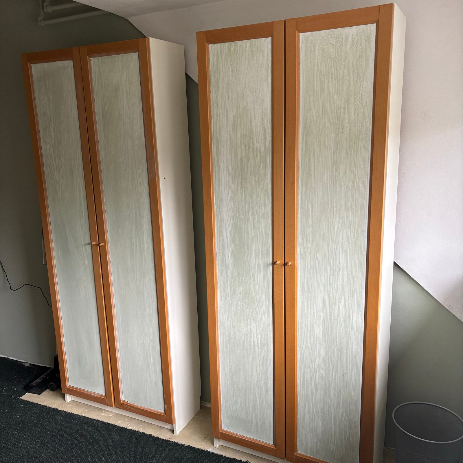 IKEA Boekenkasten met Glazen Deuren (beplakt), Ophalen, Gebruikt, 200 cm of meer, 50 tot 100 cm