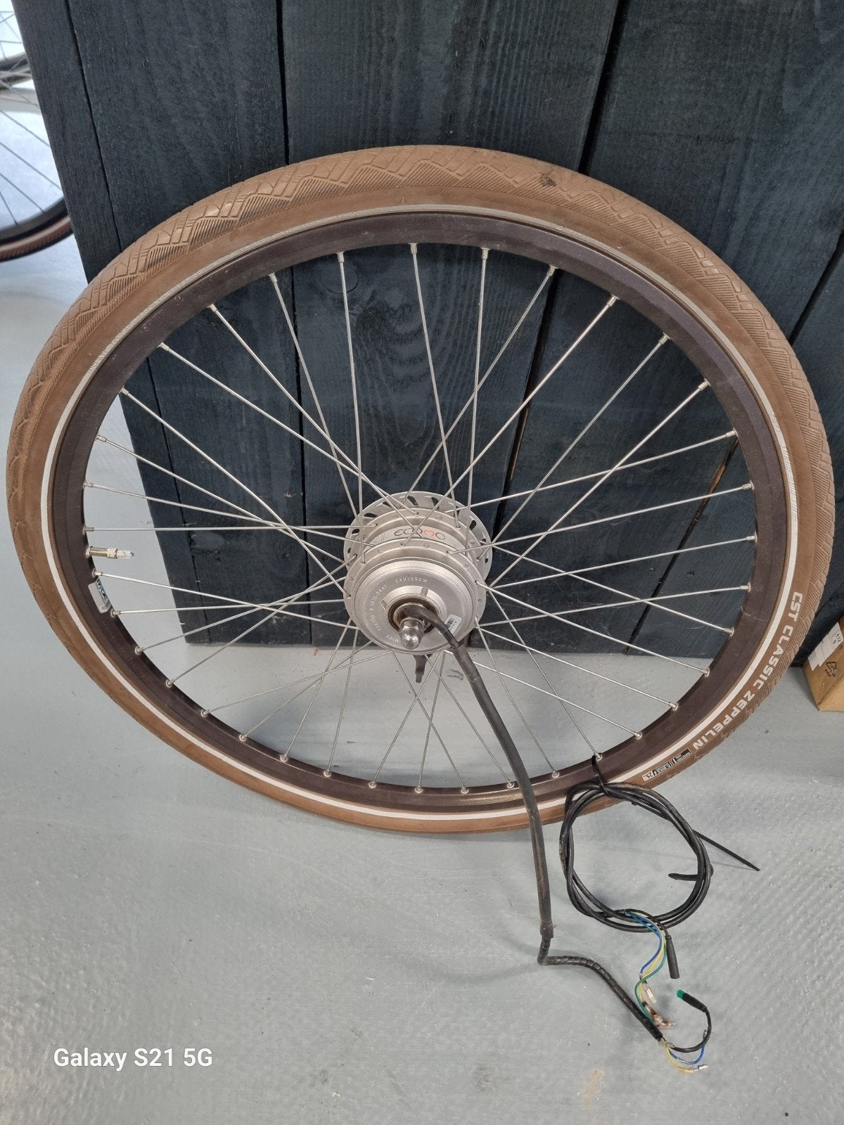 Cortina Ecomo 24V voorwielmotor (wiel krom), Elektrische fiets, Gebruikt, Ophalen of Verzenden, Cortina Ecomo