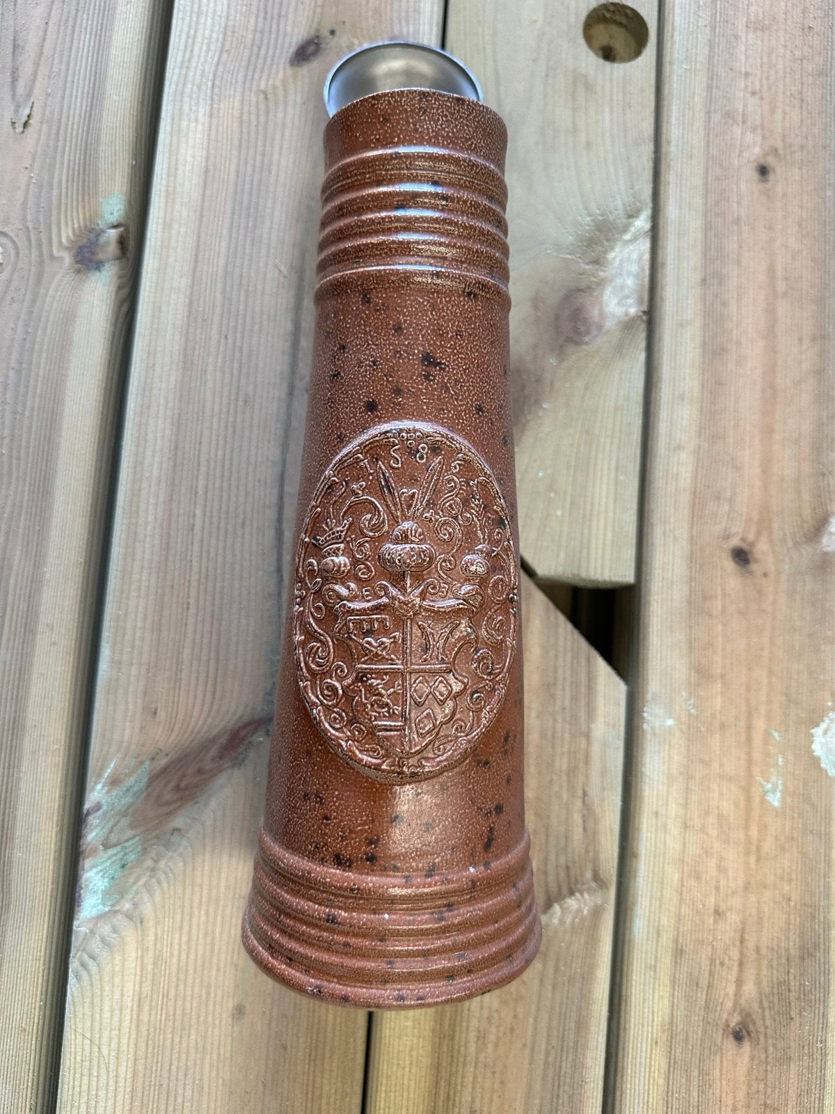 Museum replica Siegburg baardmankruik 29,5 cm hoog, Antiek en Kunst, Ophalen of Verzenden