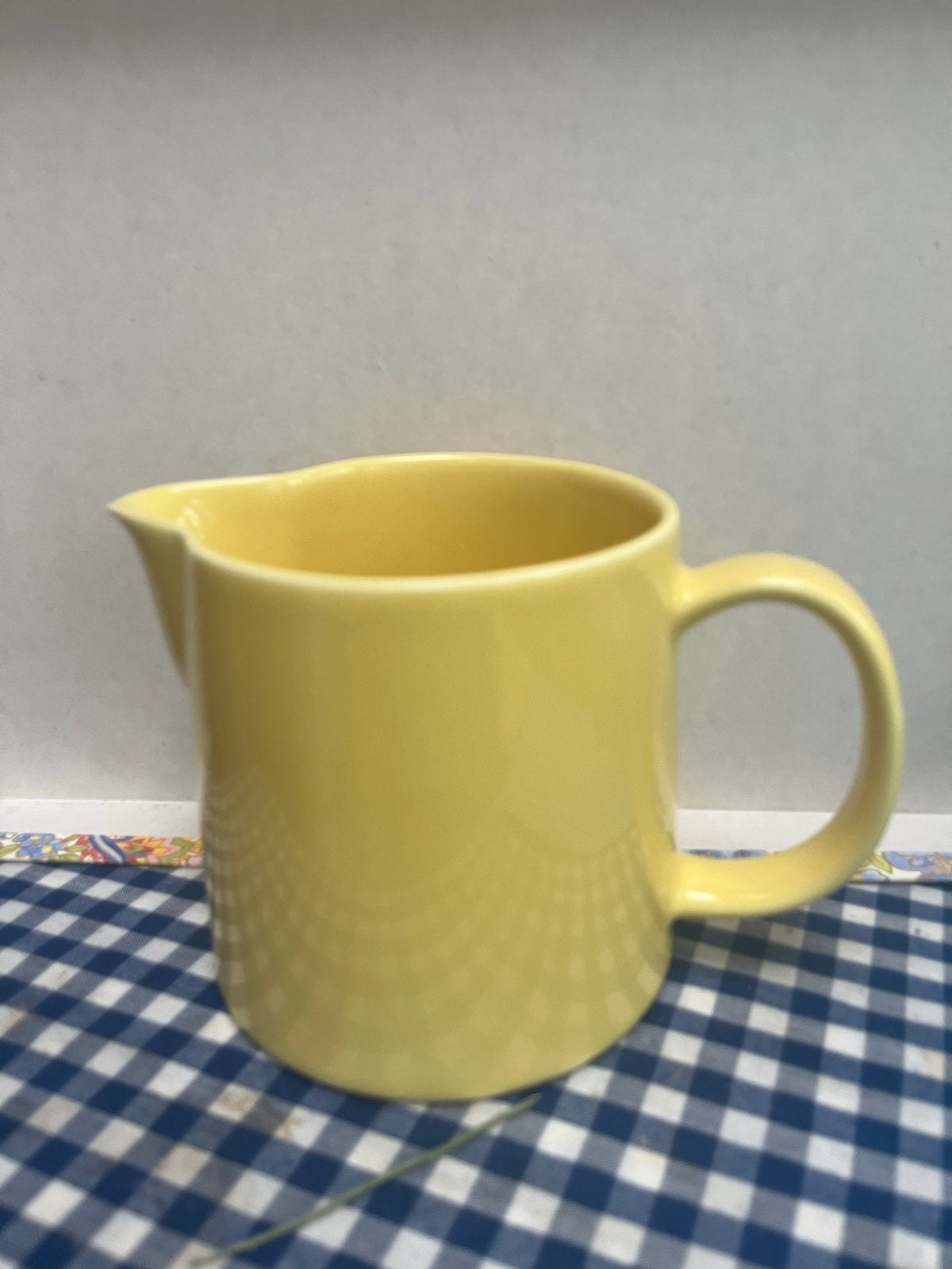 Gele Teema kan - Iittala Arabia Finland., Kan, Overige merken, Keramiek, Ophalen of Verzenden
