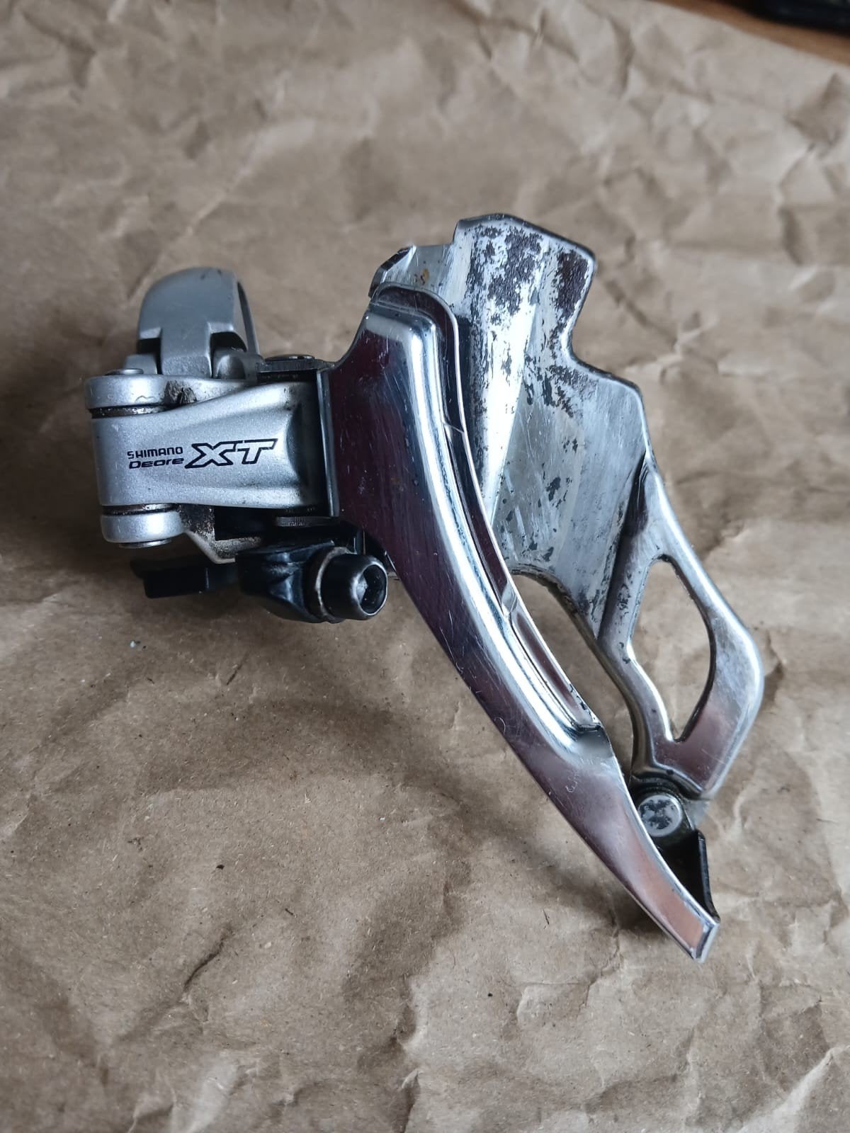 Shimano XT voor Derailleur.
3 voorbladen 22/32/42., Fietsen en Brommers, Fietsonderdelen, Ophalen, Gebruikt, Racefiets, Derailleur of Ketting