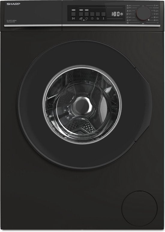 Sharp 7kg Blackline Wasmachine - Magazijn Opruiming!, Witgoed en Apparatuur, Sharp, 6 tot 8 kg, Onbekend, Nieuw