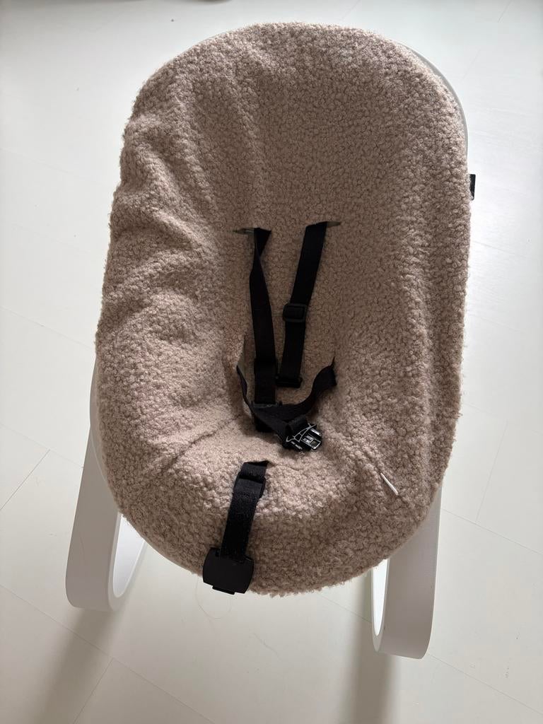Kidsmill Wipstoel met nieuwe teddy hoes, Ophalen of Verzenden, Gebruikt, Wipstoel, Overige merken