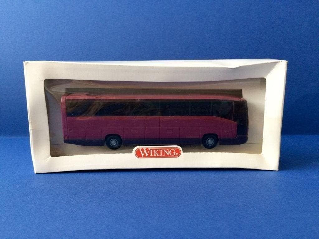 wiking	71401	MB O 404 Tourbus - paars	1/87 H0, Ophalen of Verzenden, Nieuw, Bus of Vrachtwagen, Rietze
