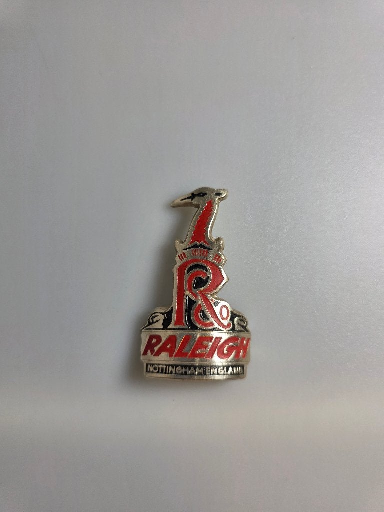 Raleigh Fiets Balhoofd Embleem / Badge  Nottingham, Engeland, Fietsen en Brommers, Overige typen, Staal, Ophalen of Verzenden