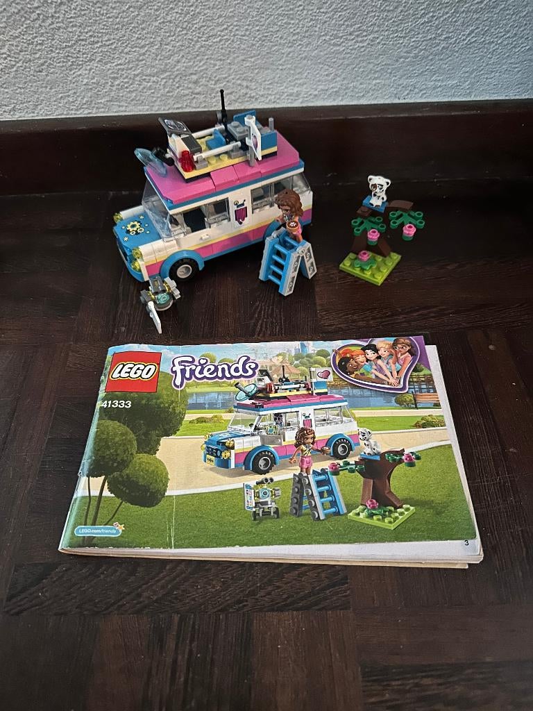 LEGO - Olivia's missievoertuig - 41333, Ophalen, Gebruikt, Complete set, Lego