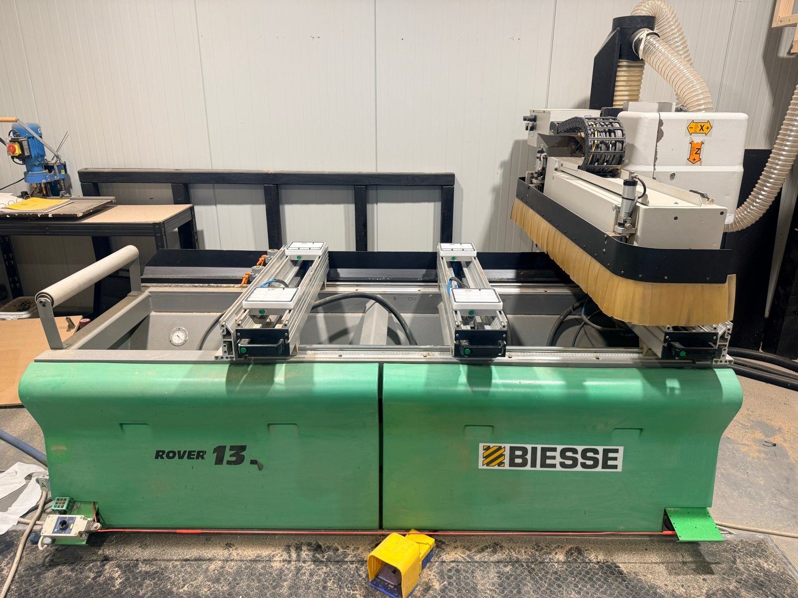 Biesse Rover 13 CNC-bewerkingscentrum, Ophalen