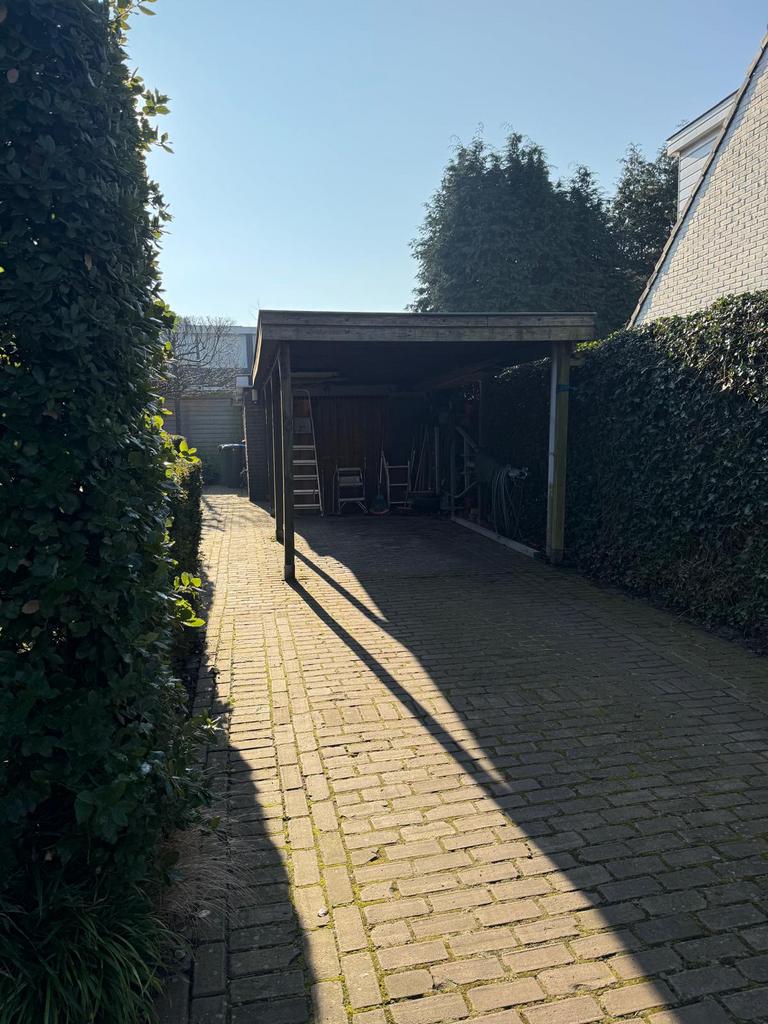 Houten carport, Ophalen of Verzenden, Gebruikt, Carport
