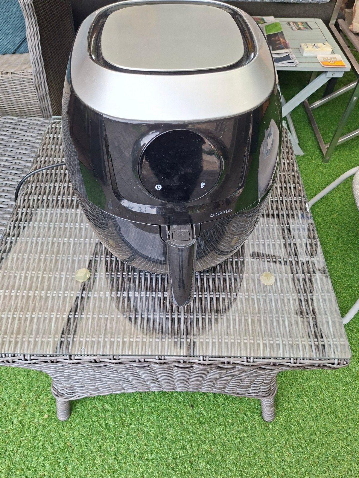 Blokker Airfryer - gebruikt, werkt nog goed, Witgoed en Apparatuur, Ophalen, Zo goed als nieuw, Airfryer, 1000 t/m 1499 gram