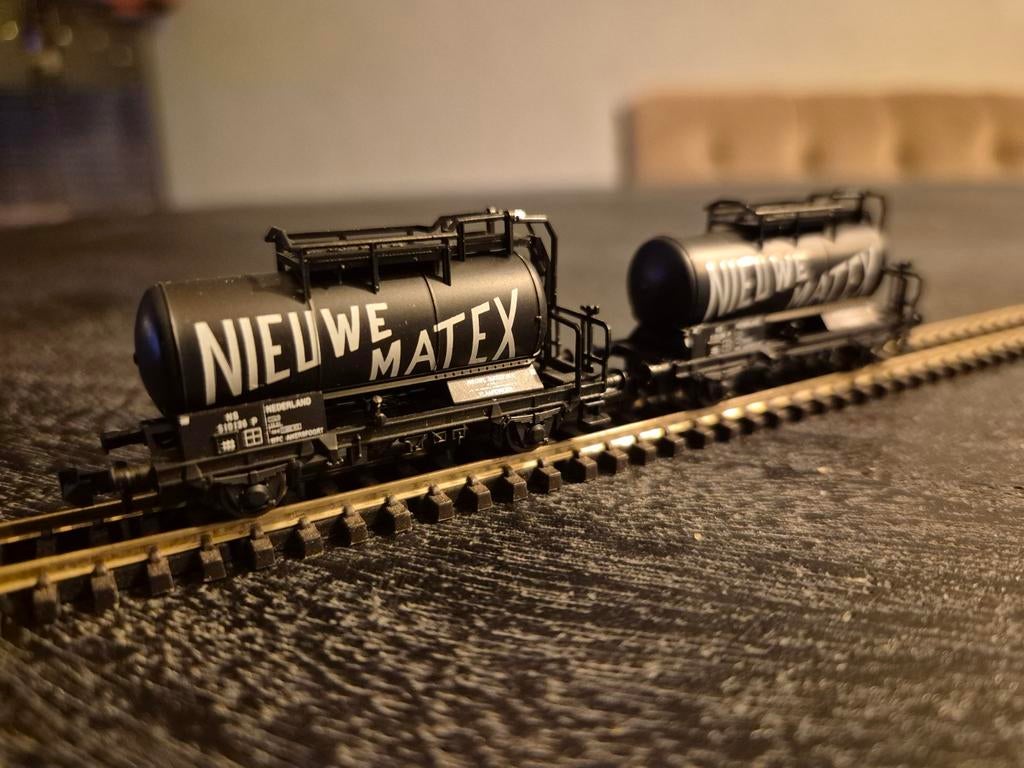 2x Roco 25240 Matex ketelwagons N-spoor, Hobby en Vrije tijd, Modeltreinen | N-Spoor, Zo goed als nieuw, Wagon, Gelijkstroom of Wisselstroom