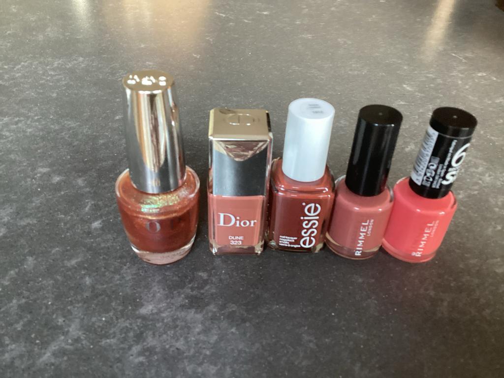 Nagellak set: OPI, Essie, Rimmel (4 stuks), Ophalen of Verzenden, Zo goed als nieuw, Rood, Handen en Nagels