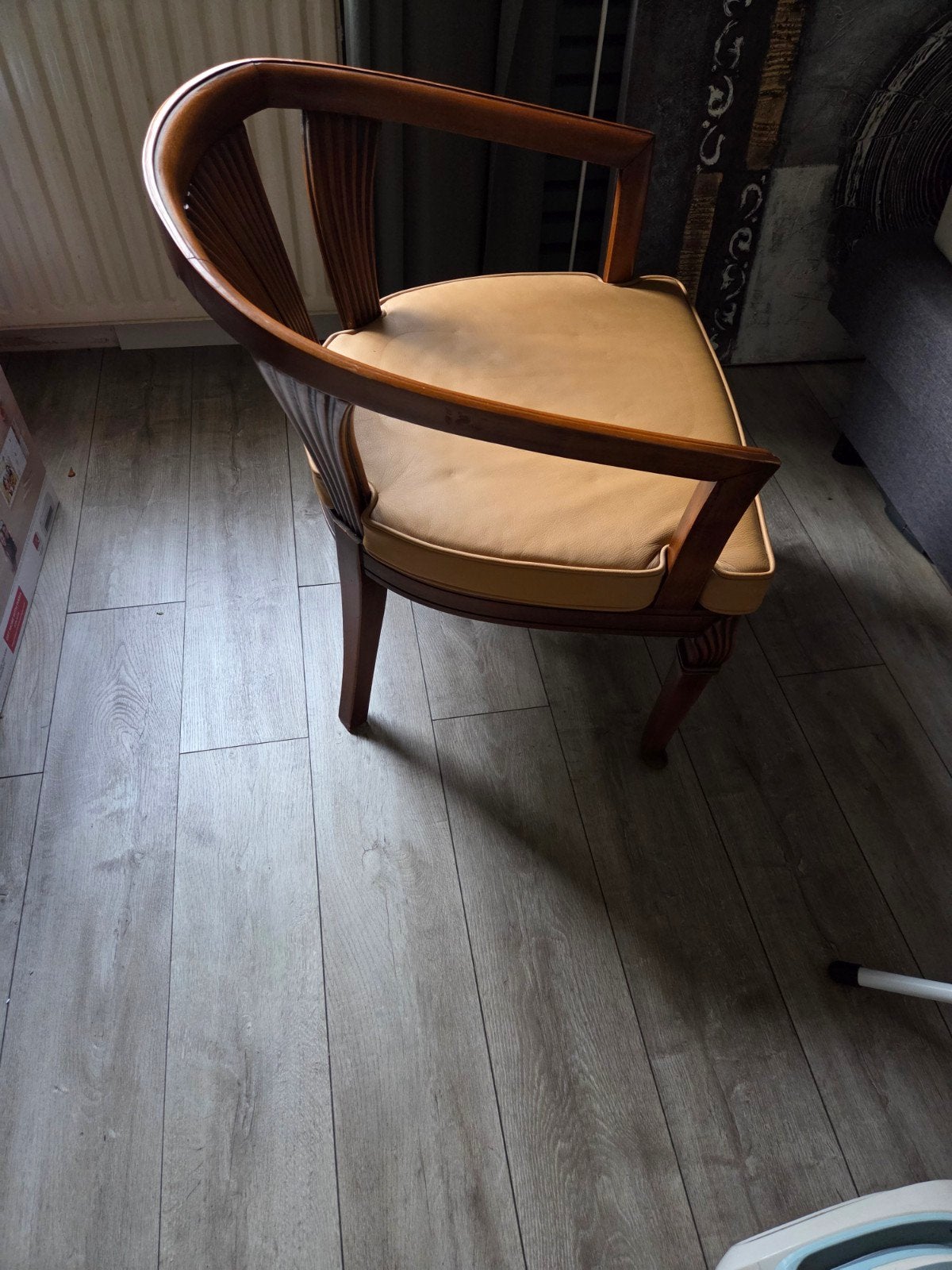 mahonie houten stoeltje, Antiek en Kunst, Ophalen