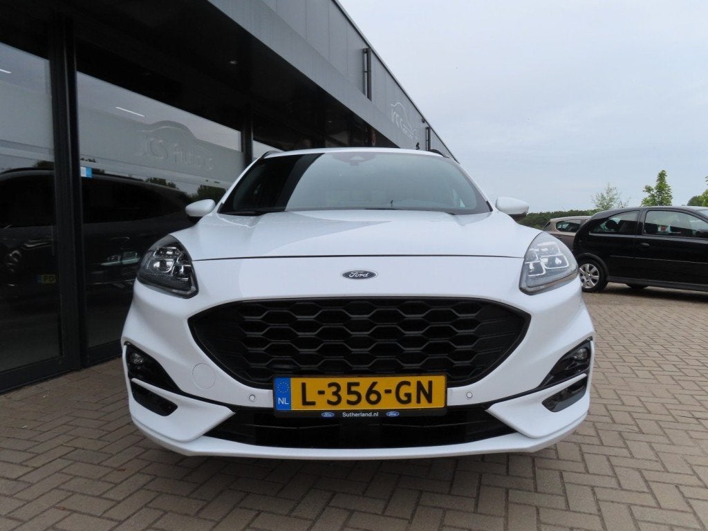 Ford KUGA 2.5 PHEV ST-LINE X Led Navi 18 Inch Trekhaak 2021, Auto's, Gebruikt, 4 cilinders, Wit, Hybride Elektrisch/Benzine
