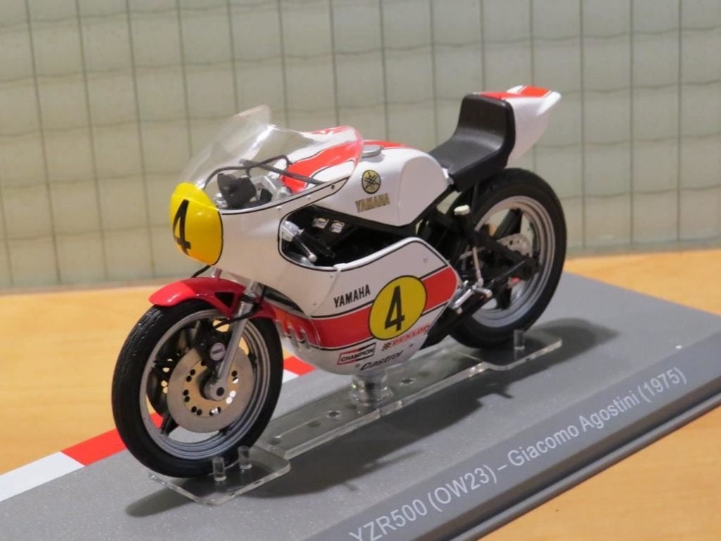 Giacomo Agostini Yamaha YZR500 OW23 1975 1:18, Hobby en Vrije tijd, Serviceclientele@altaya.be, Nieuw, Ophalen of Verzenden, Motor