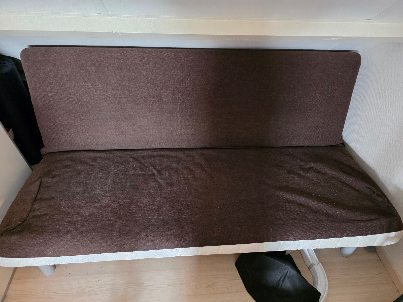 Ikea slaapbank, Ophalen, Gebruikt, Bruin, Tweepersoons