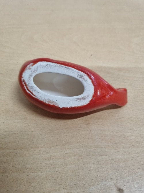 Beeld zeehond rood aardwerk, Ophalen of Verzenden