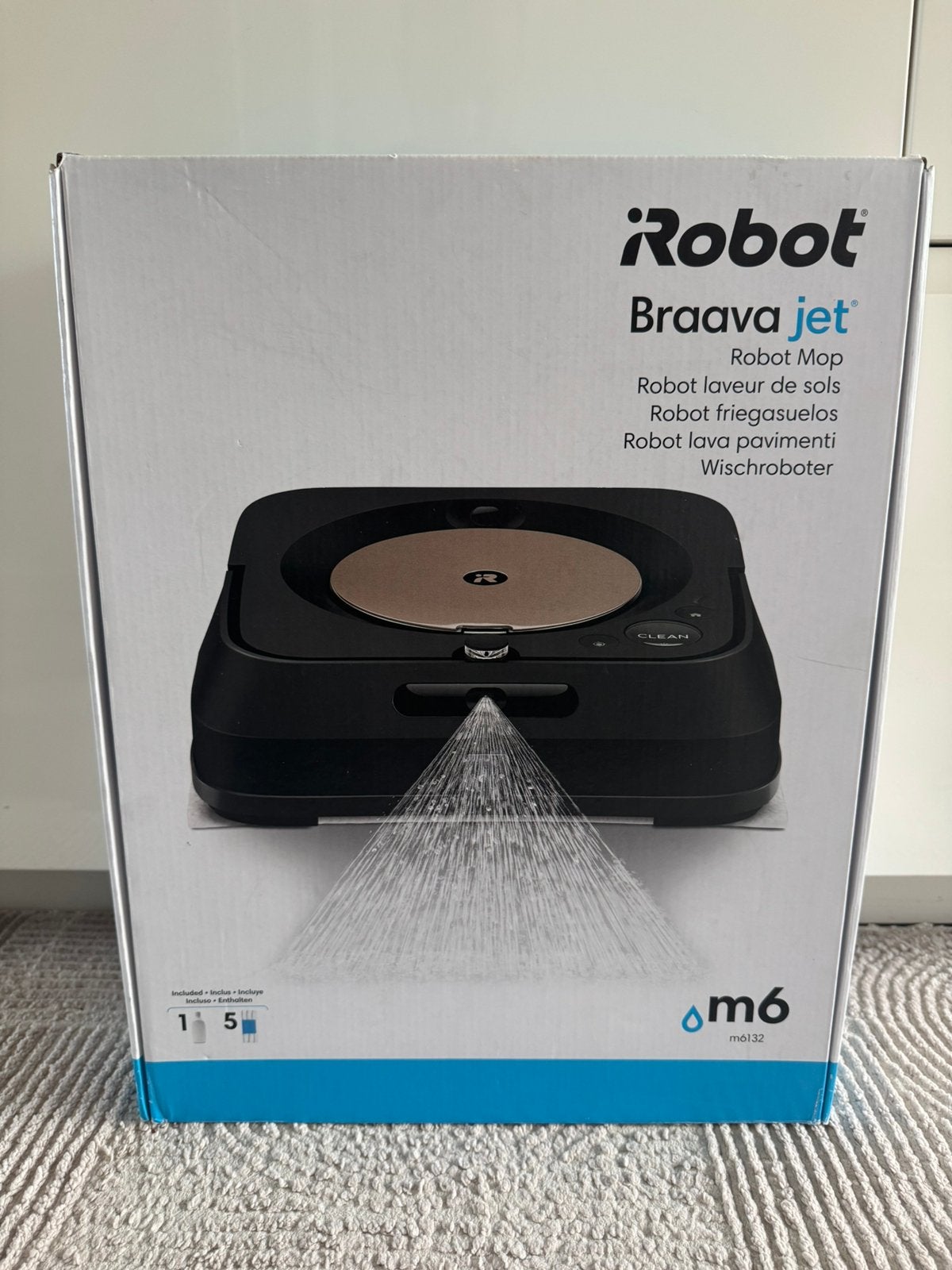 iRobot Braava Jet m6 dweilrobot – inclusief origineel doos, Witgoed en Apparatuur, Stofzuigers, Ophalen, Zo goed als nieuw
