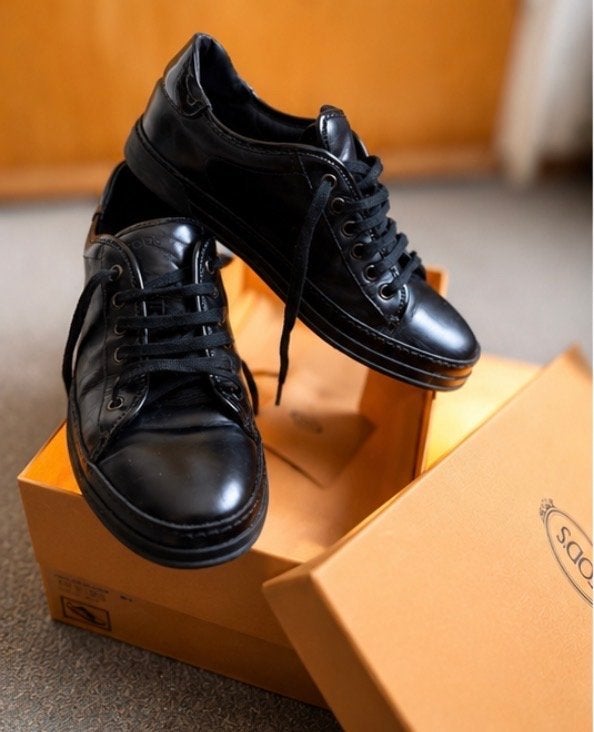 Tod's, maat 39.5, Kleding | Dames, Schoenen, Ophalen of Verzenden, Zo goed als nieuw, Zwart