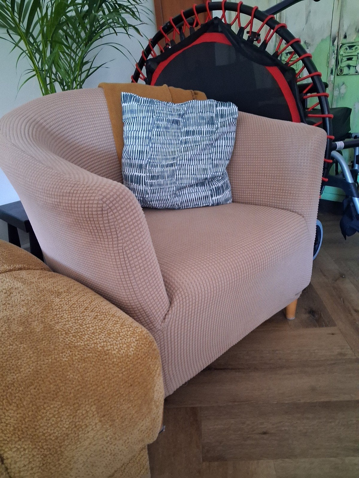 Stoel IKEA Tullstra fauteuil met hoes, Ophalen, Overige kleuren, Zo goed als nieuw, Eén