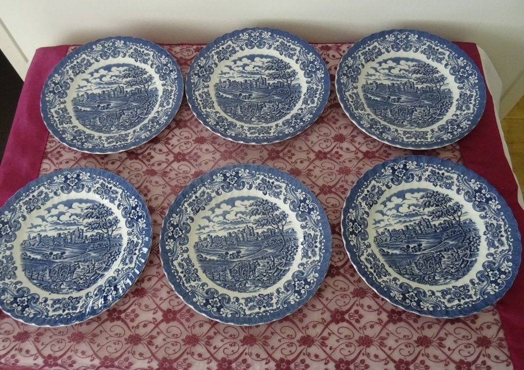 6 Engelse borden., Ophalen
