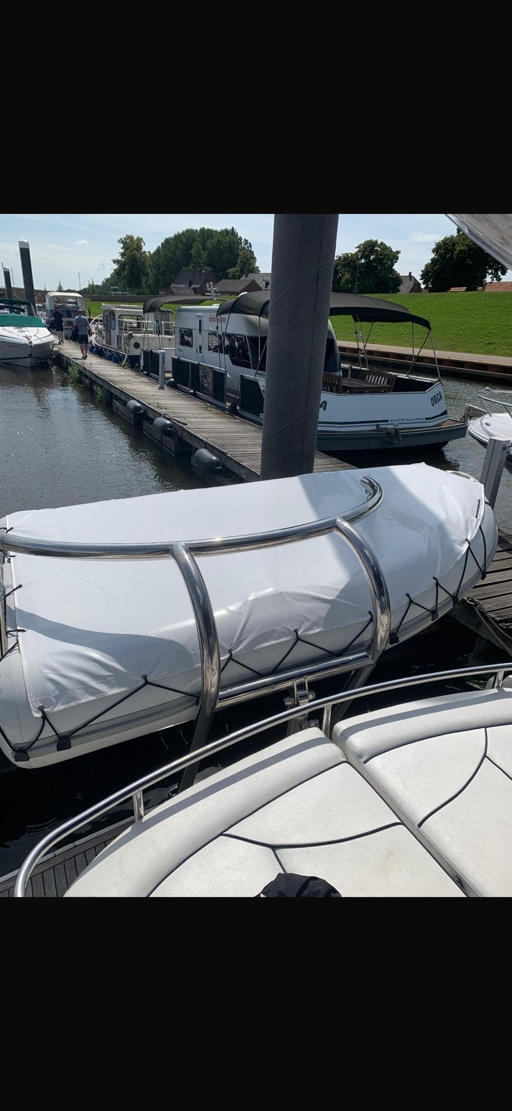 Davit nieuwe Stijl - compleet - hydraulisch, Ophalen, Nieuw, Motor en Techniek, Zeilboot of Motorboot