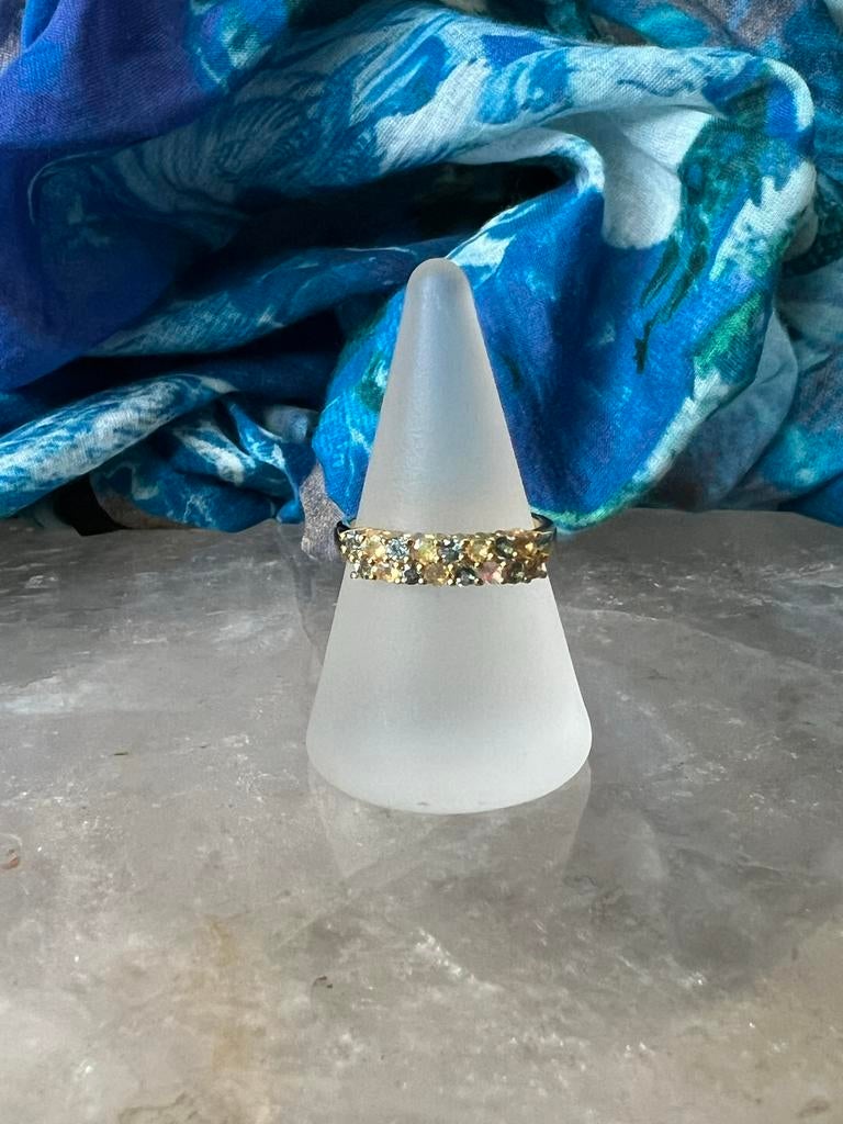Paraiba toermalijn edelopaal beschermt geluk uniek zeldzaam, Nieuw, Ophalen of Verzenden, 17 tot 18, Dame of Heer