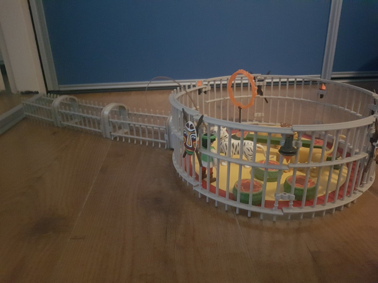 Playmobil Circus Leeuwenkooi met Dieren en Trainer, Gebruikt, Complete set, Overige typen, Ophalen of Verzenden
