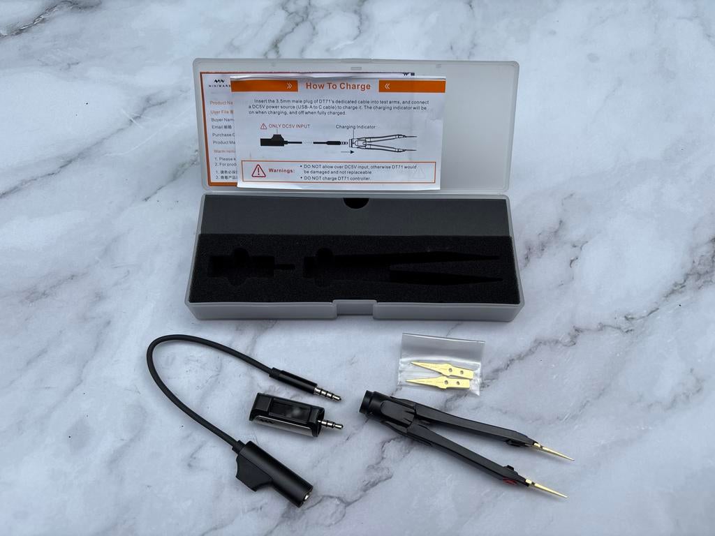 MINIWARE DT71 Digitale Pincet LCR Meter Set, Ophalen of Verzenden, Zo goed als nieuw