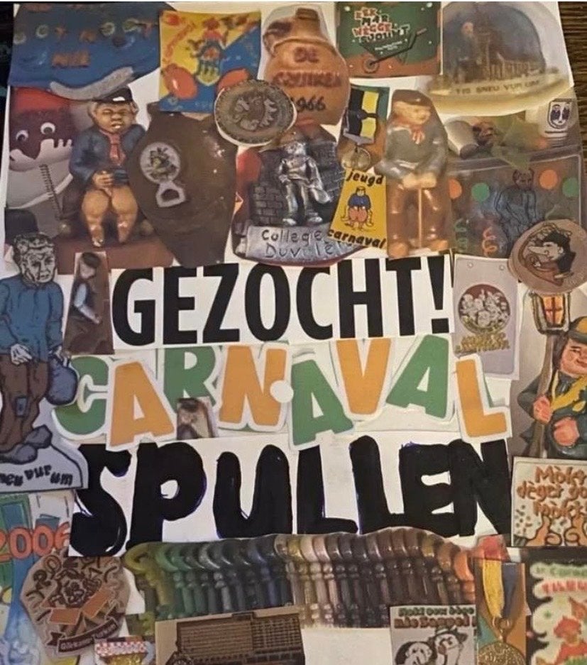 Gezocht: Carnaval spullen in Tilburg Kruikenstad, Ophalen of Verzenden, Gedragen, Carnaval, Kleding