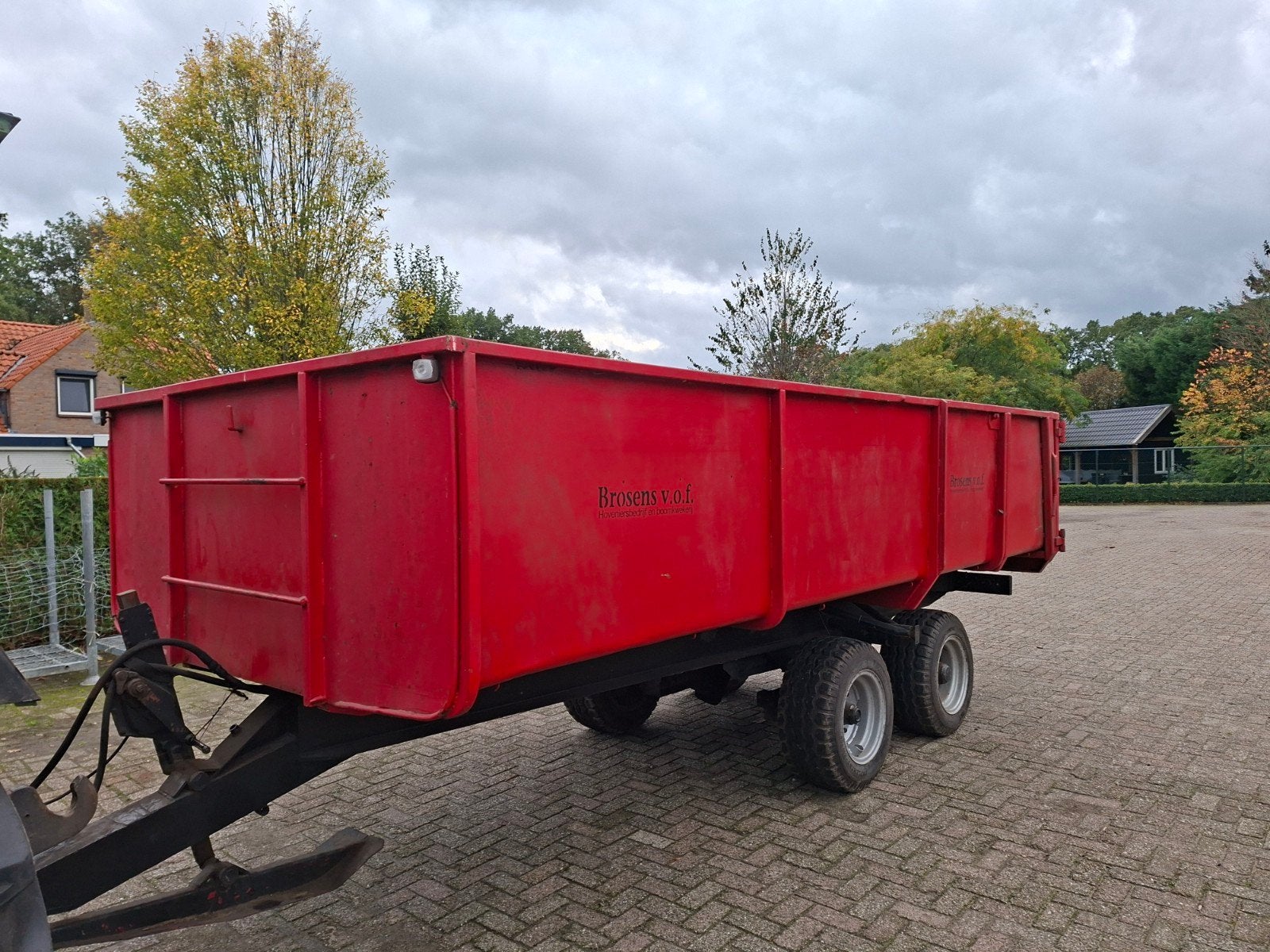 kipper, kiepkar, landbouw kipper, aanhanger, Ophalen, 120 cm of meer