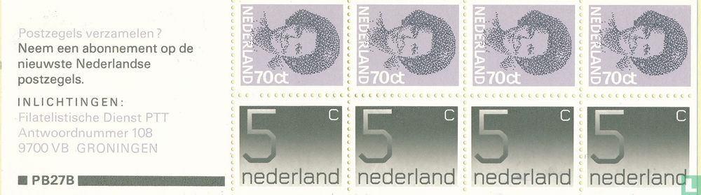 Postfris, Postzegelboekje 1985 NVPH PB 27b, Verzenden, Na 1940, Postfris