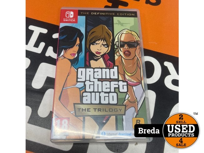 Switch - GTA The Trilogy, Nintendo, Zo goed als nieuw, Support@nintendo.com, 11-1 Hokotate-cho, Kamitoba, Minami-ku
Kyoto 601-8501
Japan