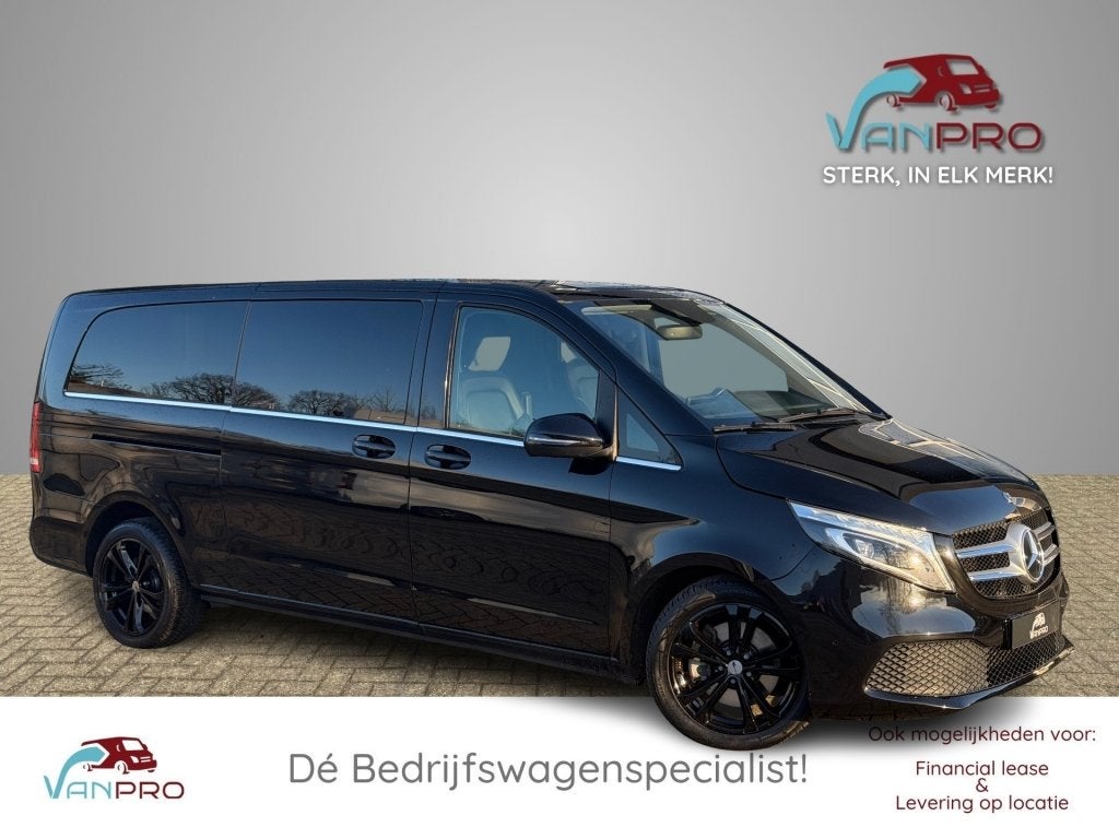 Mercedes-benz V-KLASSE 250d 190pk Automaat Avantgarde XL Ext, Auto's, Bestelauto's, Automaat, Zwart, Mercedes-Benz, Bedrijf