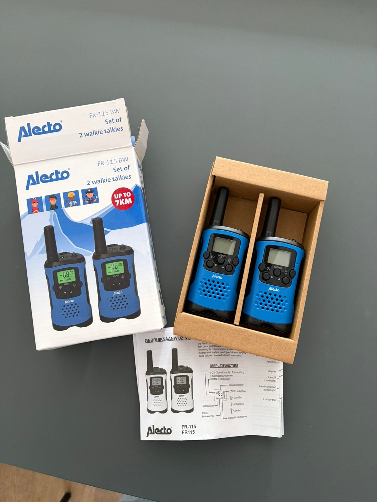Alecto FR-115BW - Walkie Talkies -, Ophalen of Verzenden, Zo goed als nieuw, Overige typen